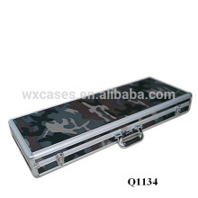 new arrival military aluminum gun case with foam inside manufacturer high quality